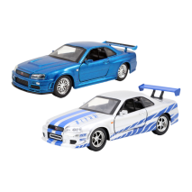 Fast & Furious - Brian's Nissan Skyline GT-R Twin Pack 1:32 Scale-Fast and Furious-ProHobbies