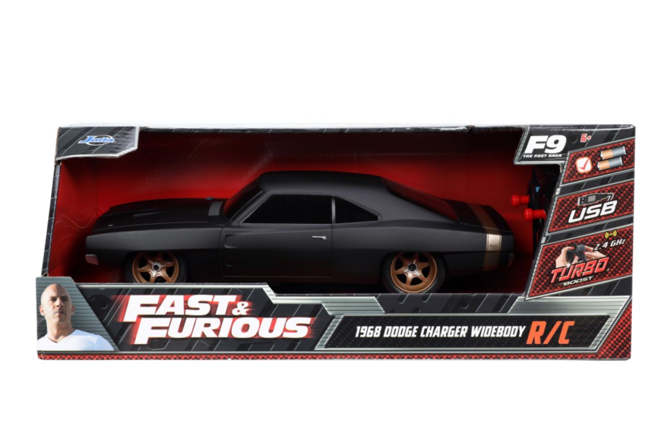 
                  
                    Fast & Furious - 1968 Dodge Charger (Widebody) 1:16 Scale Remote Control Car
                  
                