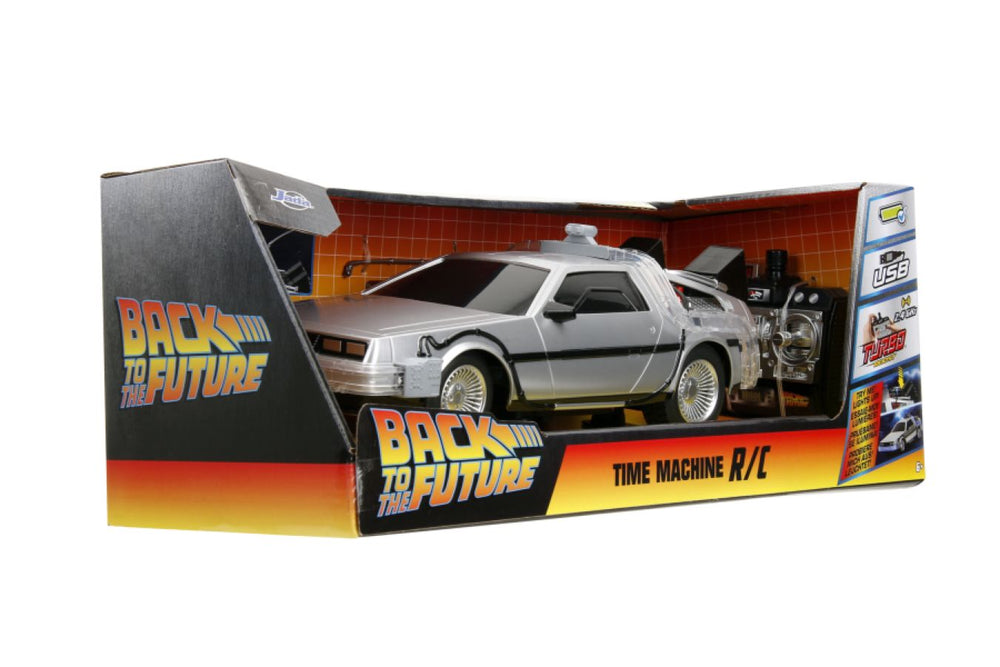 
                  
                    Back to the Future - Time Machine Remote Control 1:16 Scale Vehicle (with Light Up Function)
                  
                