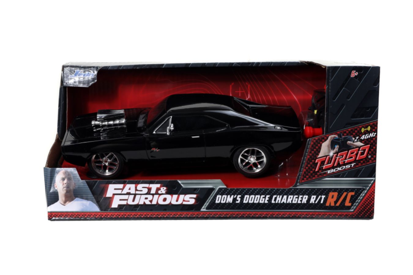 
                  
                    Fast & Furious - Dom's 1970 Dodge Charger 1:24 Scale Remote Control Car
                  
                