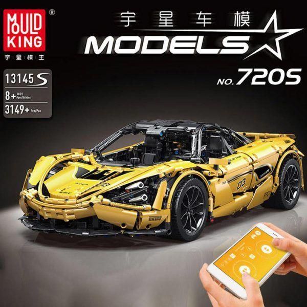 MOULD KING 13145S 1:8 Mclaren 720S with 3149 Pieces-Mould King-ProHobbies