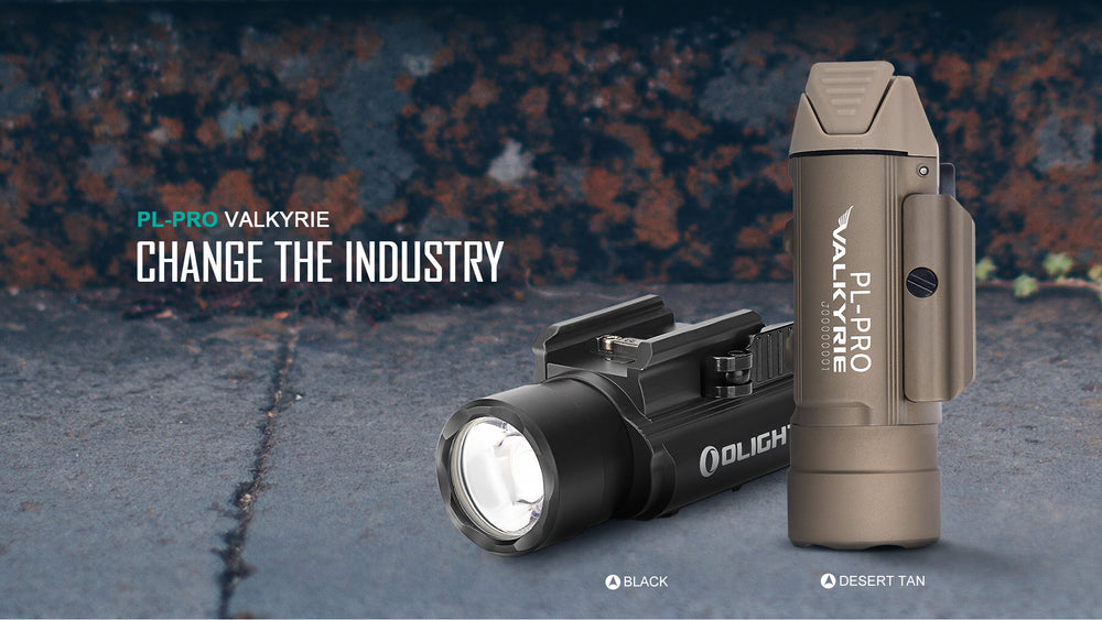 
                  
                    Olight PL-Pro Valkyrie 1500 Lumens Compact Tactical Flashlight - Black
                  
                