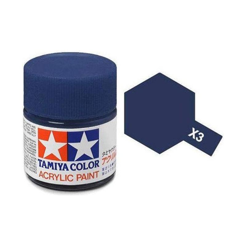 TAMIYA ACRYLIC MINI X-3 ROYAL BLUE-Tamiya-ProHobbies