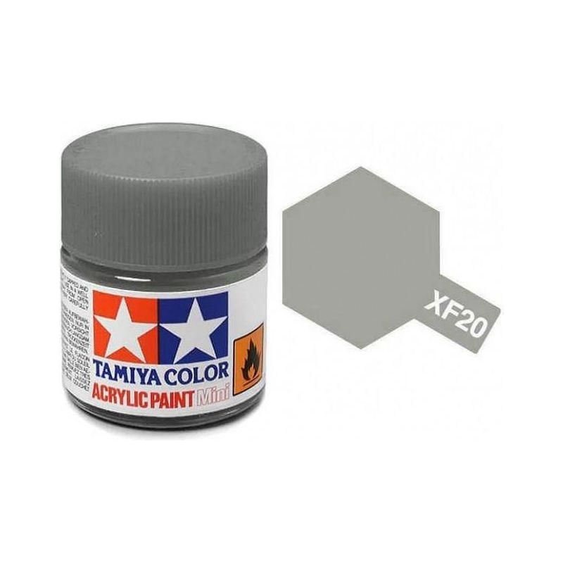 TAMIYA ACRYLIC MINI XF-20 MEDIUM GREY-Tamiya-ProHobbies