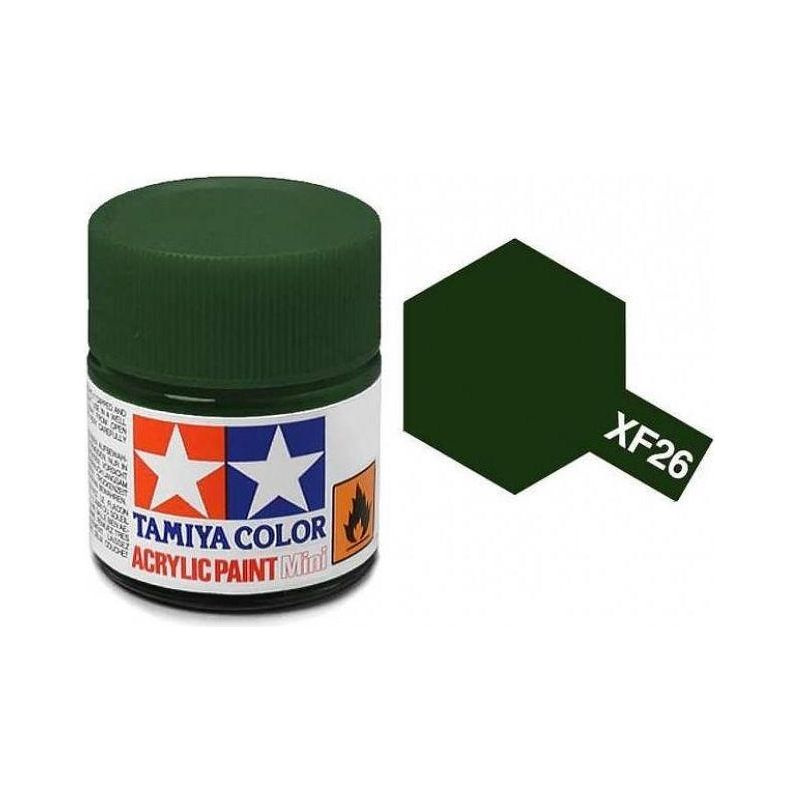 TAMIYA ACRYLIC MINI XF-26 DEEP GREEN-Tamiya-ProHobbies