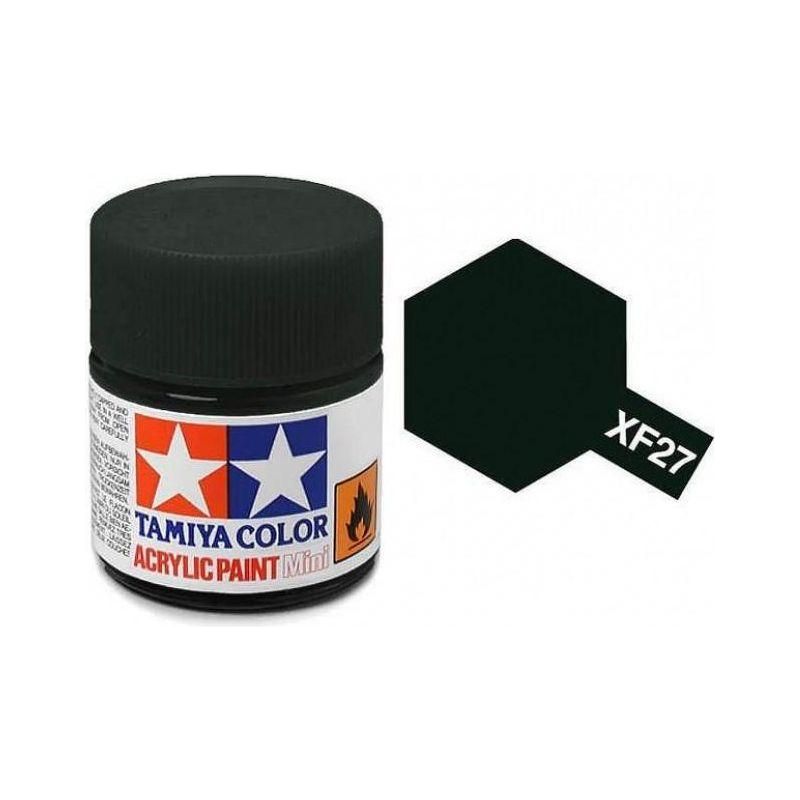 TAMIYA ACRYLIC MINI XF-27 BLACK GREEN-Tamiya-ProHobbies