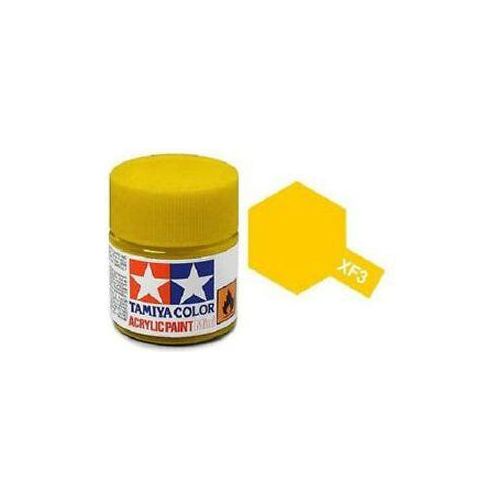 TAMIYA ACRYLIC MINI XF-3 FLAT YELLOW-Tamiya-ProHobbies