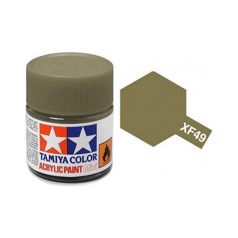 TAMIYA ACRYLIC MINI XF-49 KHAKI-Tamiya-ProHobbies