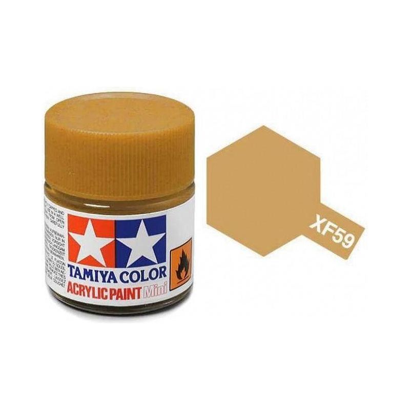 TAMIYA ACRYLIC MINI XF-59 DESERT YELLOW-Tamiya-ProHobbies