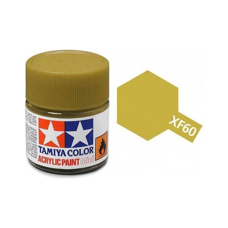 TAMIYA ACRYLIC MINI XF-60 DARK YELLOW-Tamiya-ProHobbies