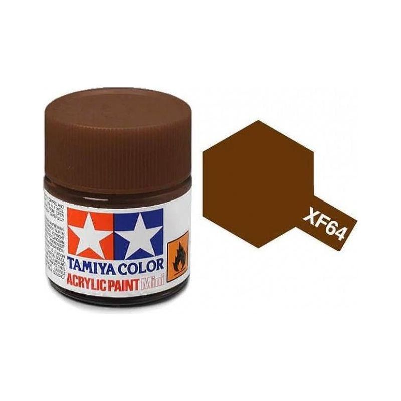 TAMIYA ACRYLIC MINI XF-64 RED BROWN-Tamiya-ProHobbies