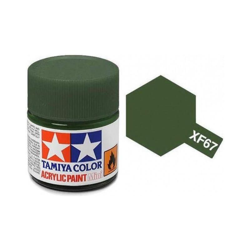 TAMIYA ACRYLIC MINI XF-67 NATO GREEN-Tamiya-ProHobbies