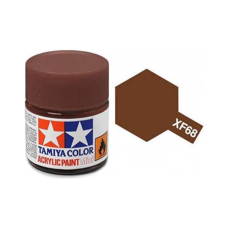 TAMIYA ACRYLIC MINI XF-68 NATO BROWN-Tamiya-ProHobbies