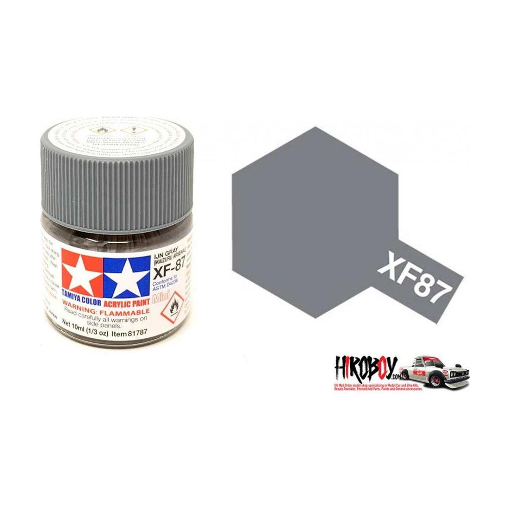 TAMIYA ACRYLIC MINI XF-87 IJN GRAY (Maizuru Arsenal)-Tamiya-ProHobbies