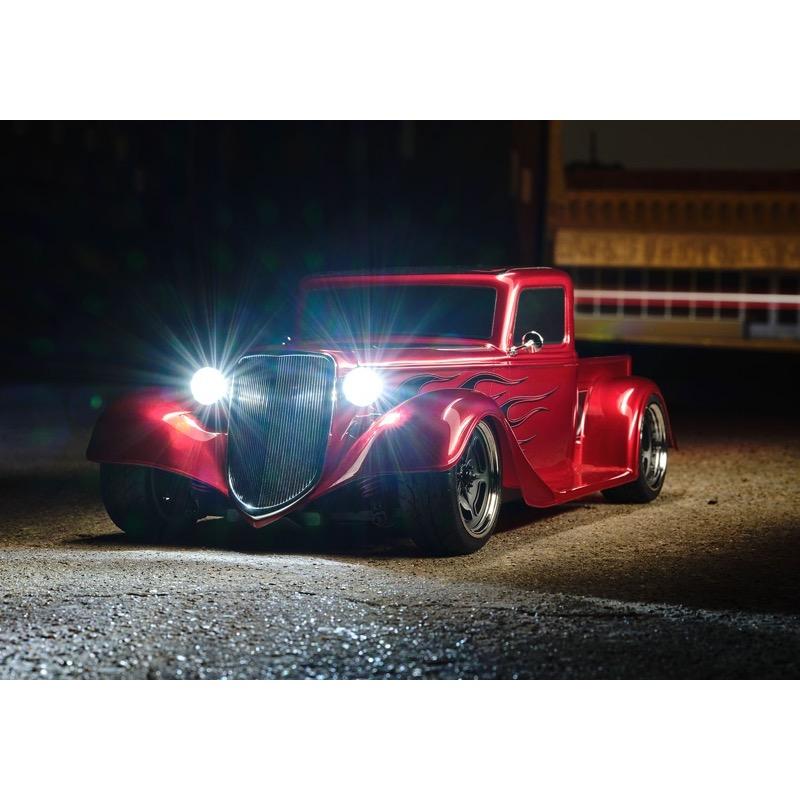 Traxxas 1/10 Factory Five 1935 RC Hot Rod Truck (Red w/Flames)-Traxxas-ProHobbies