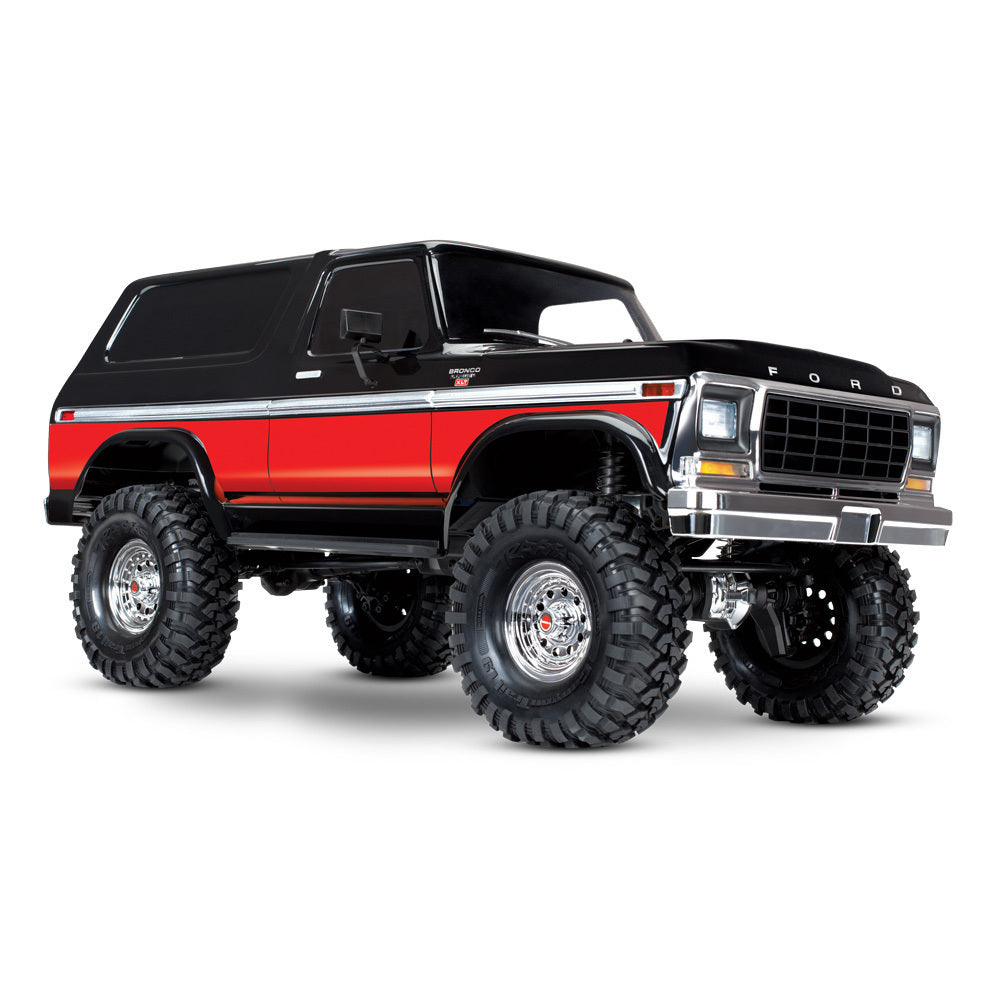 TRAXXAS TRX-4 RTR R/C Crawler Truck with BRONCO Body - RED-Traxxas-ProHobbies