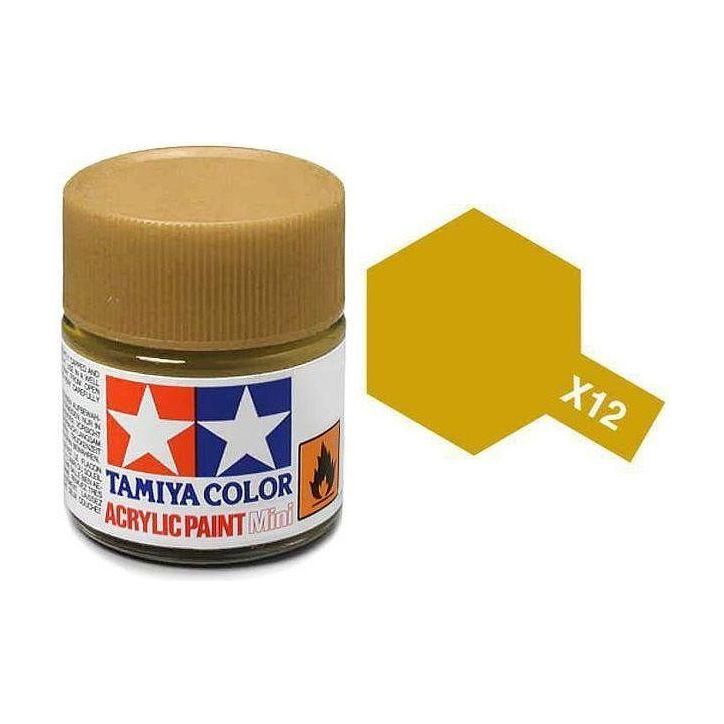 Tamiya Acrylic Mini x-12 GOLD LEAF-Tamiya-ProHobbies