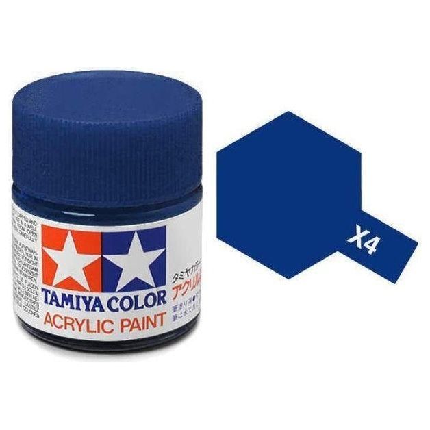 Tamiya Acrylic Mini x-4 BLUE-Tamiya-ProHobbies