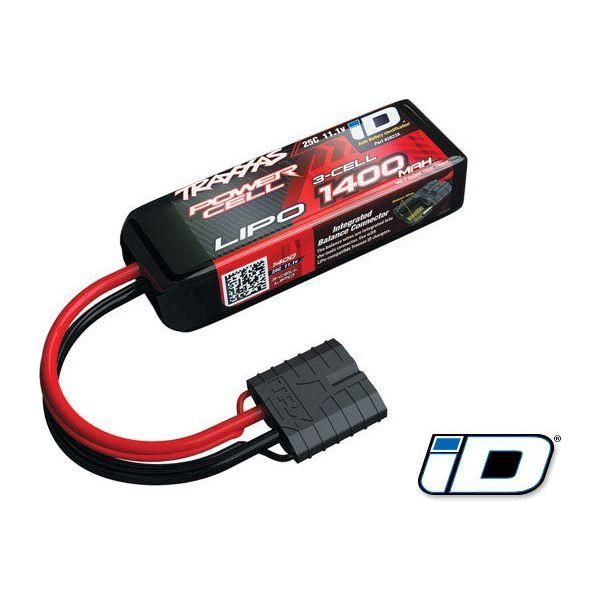 Traxxas 1400mAh 11.1v 3-Cell 25C LiPo iD Battery - 2823X-Traxxas-ProHobbies