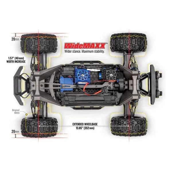 
                  
                    Traxxas MAXX 4WD Monster Truck - Rock 'n Roll edition-Traxxas-ProHobbies
                  
                