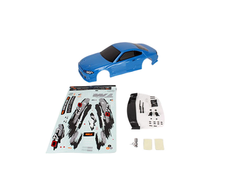 TEAM MAGIC BODY - 1/10 TOURING / DRIFT - 190MM - PAINTED - NO HOLES - S15 DARK BLUE-Team Magic-ProHobbies