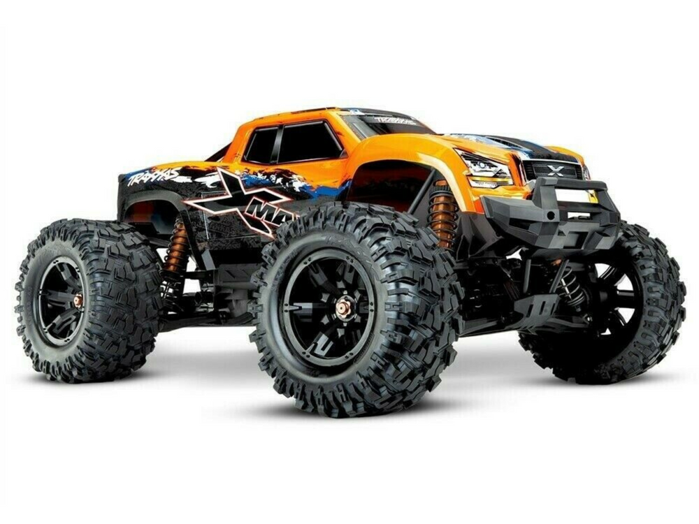 شاحنة مونستر بدون فرشاة XMaxx 8S 4WD من تراكساس (برتقالي) 