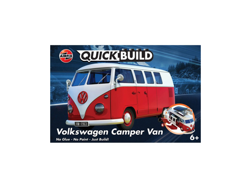 AIRFIX QUICKBUILD VW CAMPER VAN - NEW TOOLING