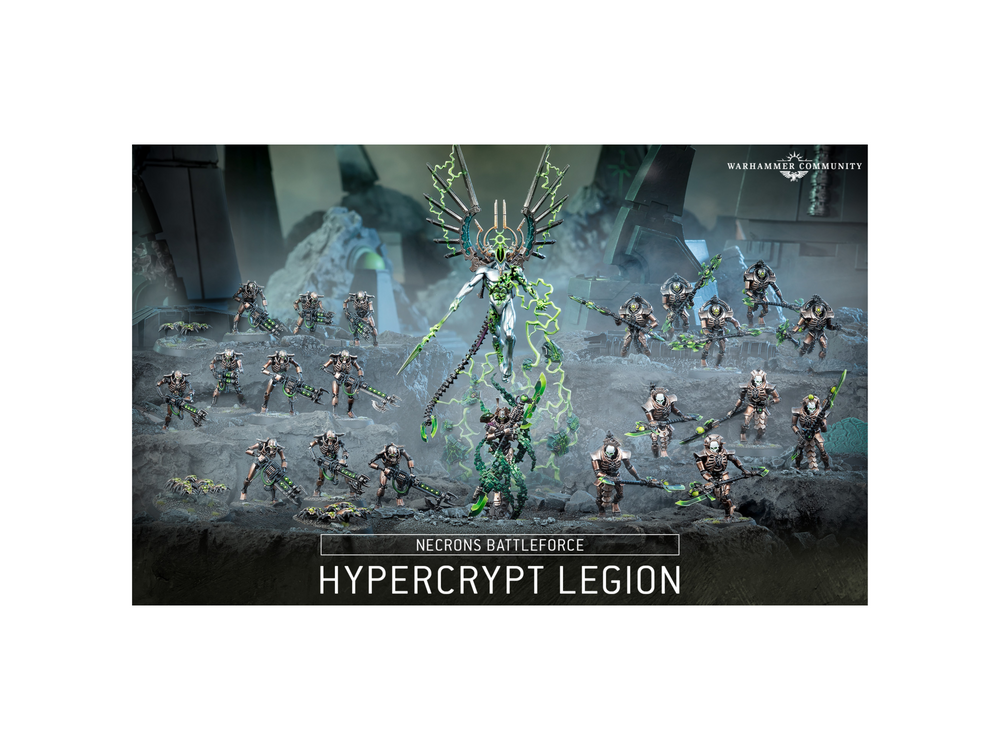 
                  
                    Battleforce: Hypercrypt Legion - Necrons PRE-ORDER 29/11/2024
                  
                