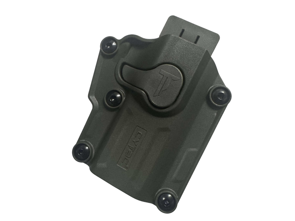 OD Green Cytac MegaFit Gen 2 Universal Holster with Belt Clip Attachment - Right Handed