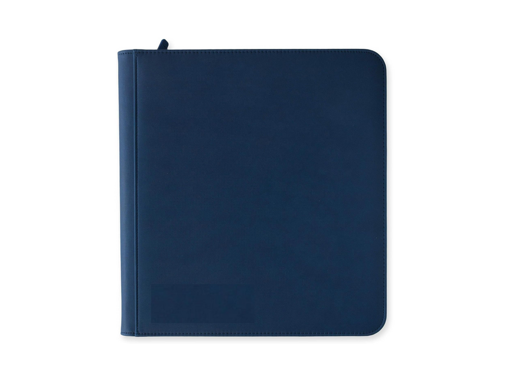 Pro Hobbies - 12-384 Zip Toploader Binder Dark Blue