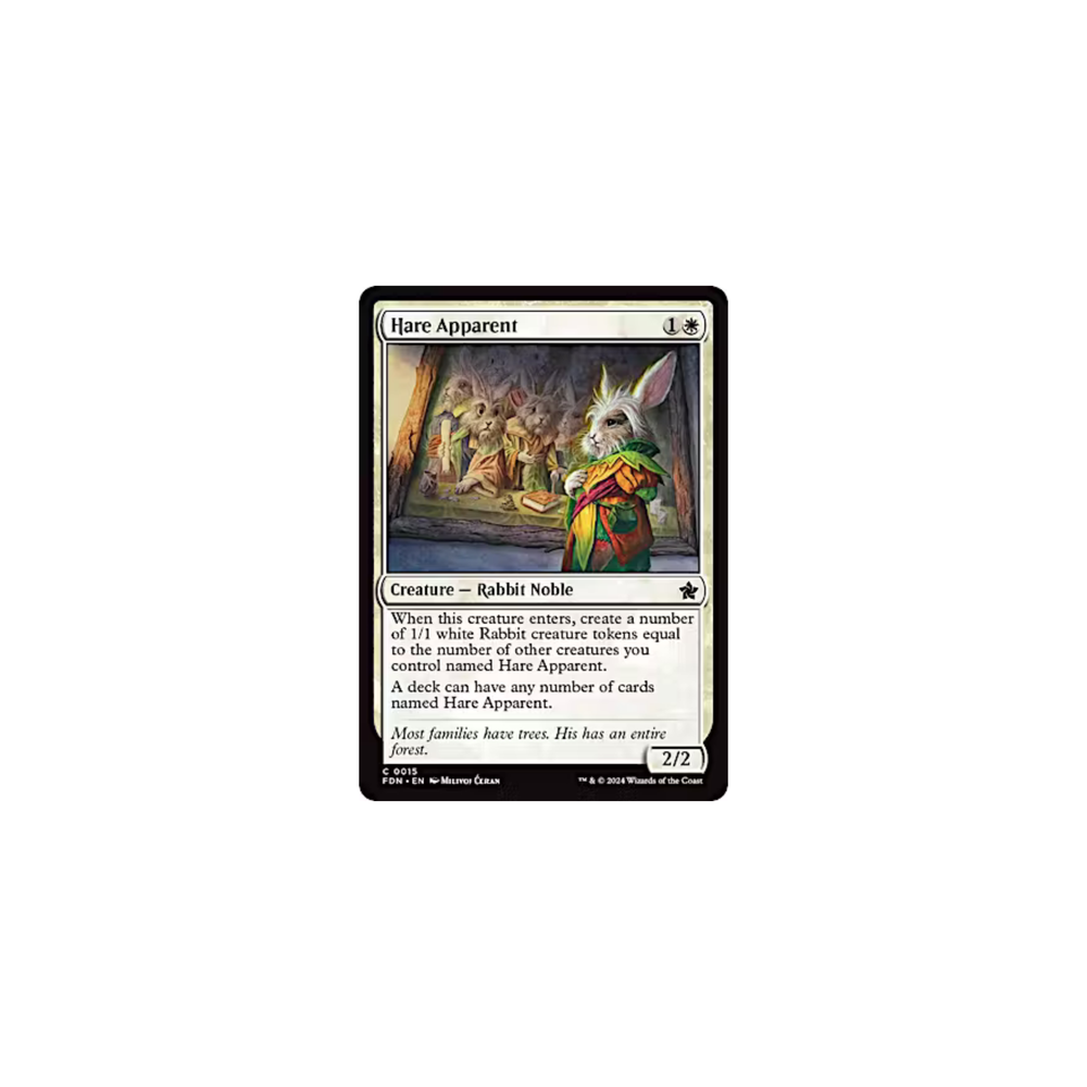 Magic the Gathering Foundations: Hare Apparent (0015)