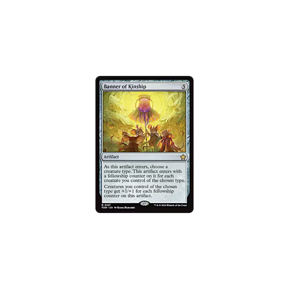 Magic the Gathering Foundations: Banner of Kinship (0127)