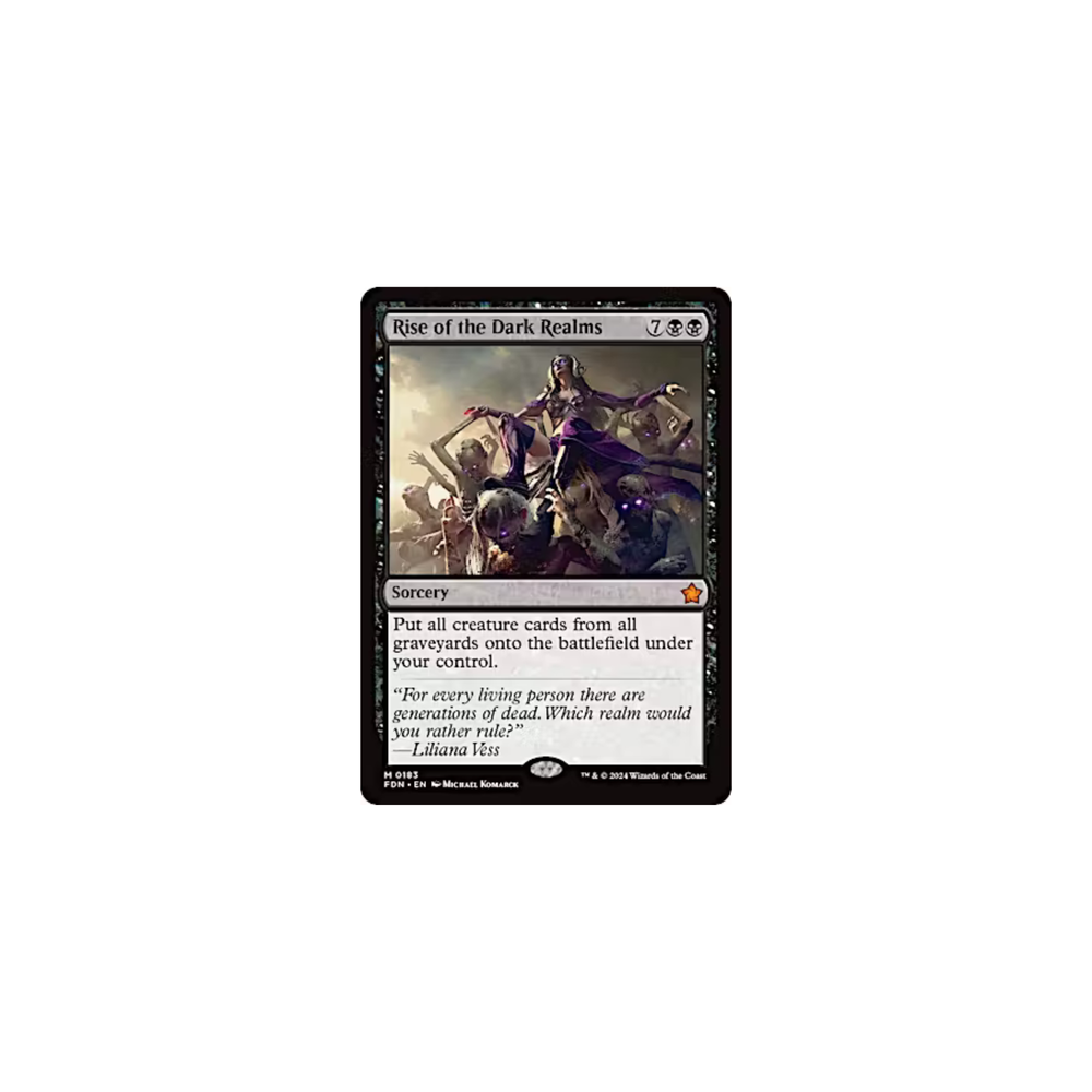 Magic the Gathering Foundations: Rise of the Dark Realms (0183)