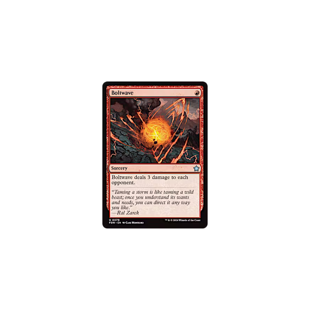 Magic the Gathering Foundations: Boltwave (0079)