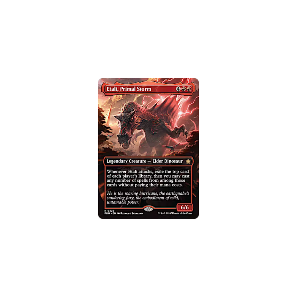 Magic the Gathering Foundations: Etali, Primal Storm (0329 - Borderless)