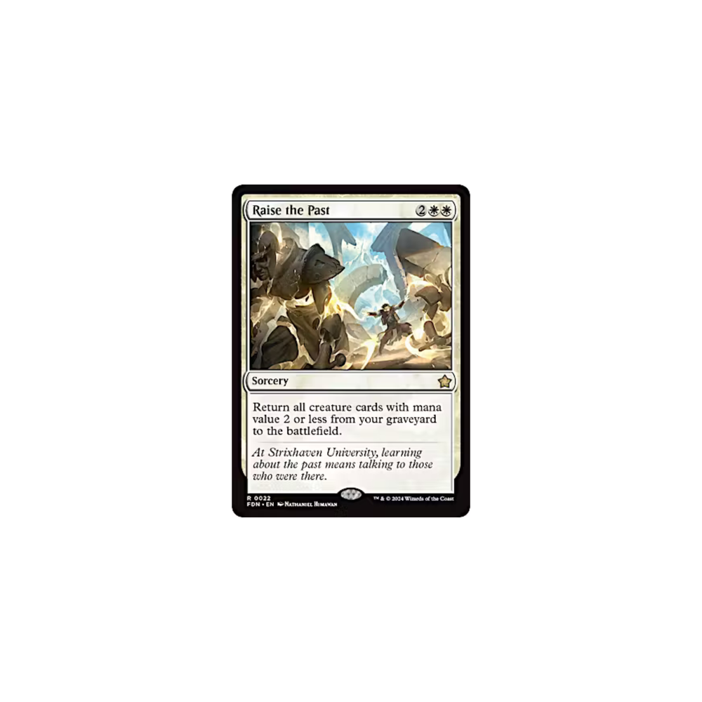 Magic the Gathering Foundations: Raise the Past (0022)