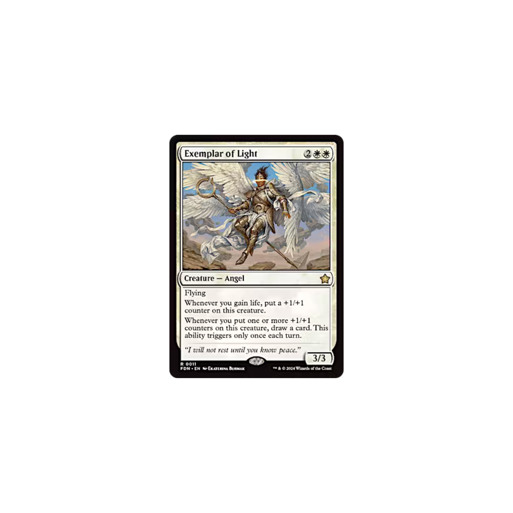 Magic the Gathering Foundations: Exemplar of Light (0011)