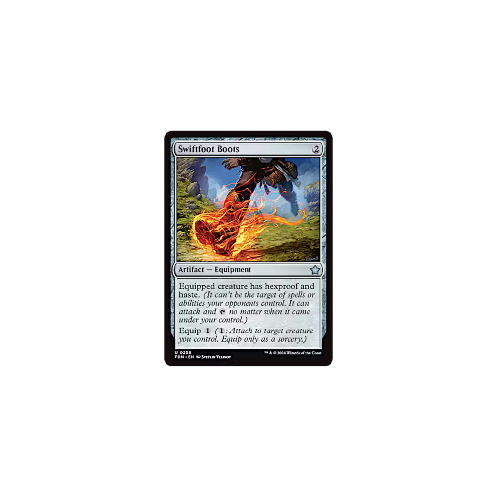 Magic the Gathering Foundations: Swiftfoot Boots (0258)