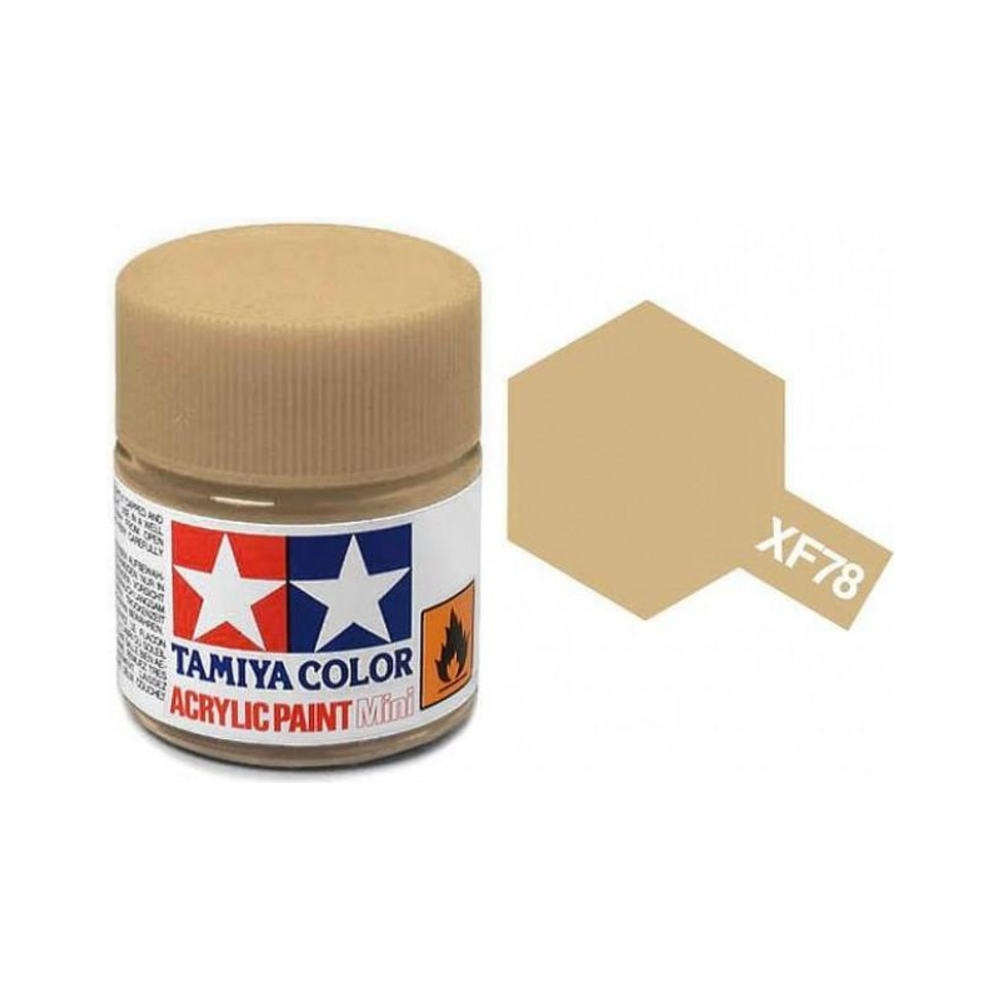 TAMIYA ACRYLIC MINI XF-78 WOODEN DECK TAN-Tamiya-ProHobbies