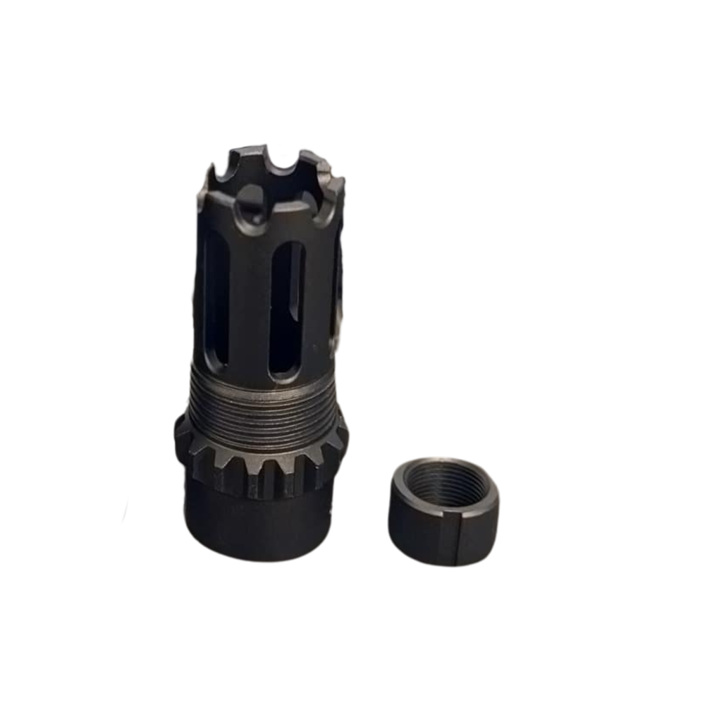 19mm Flash hider adapter + 14mm CCW adapter