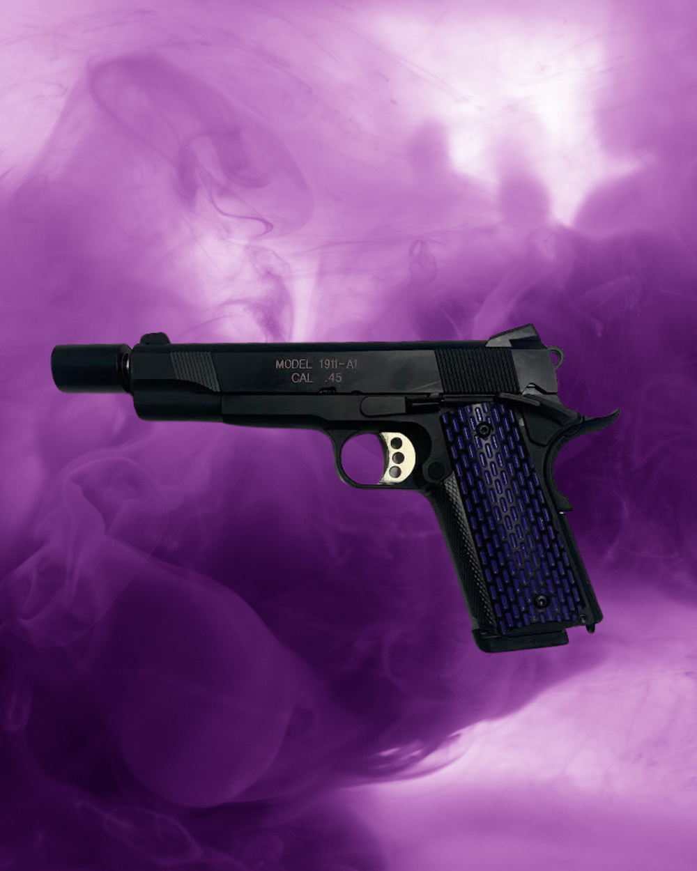 Custom Poison Violet Colt 1911