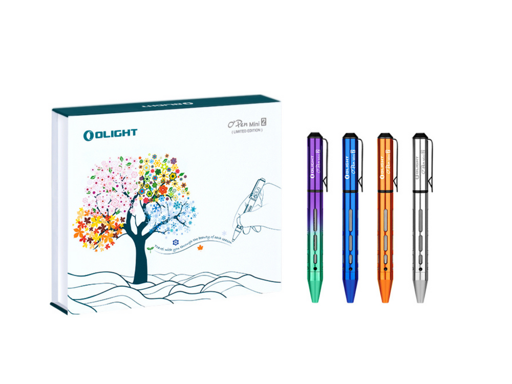 Olight Open Mini 2 Multi-functional Bolt Action Pen with Ballpoint and Pencil Tip - Set of 4-EXTERNALS-Olight-ProHobbies