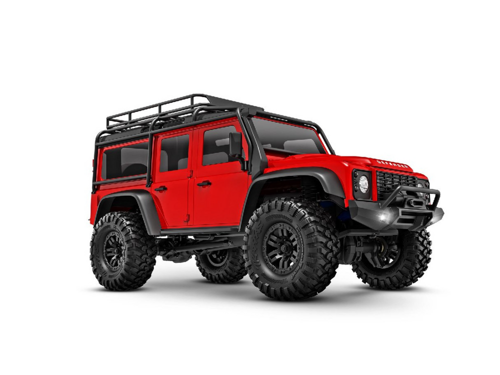 Traxxas TRX-4M 1/18 Land Rover Defender 4x4 RC Trail Crawler (RED) 97054-1