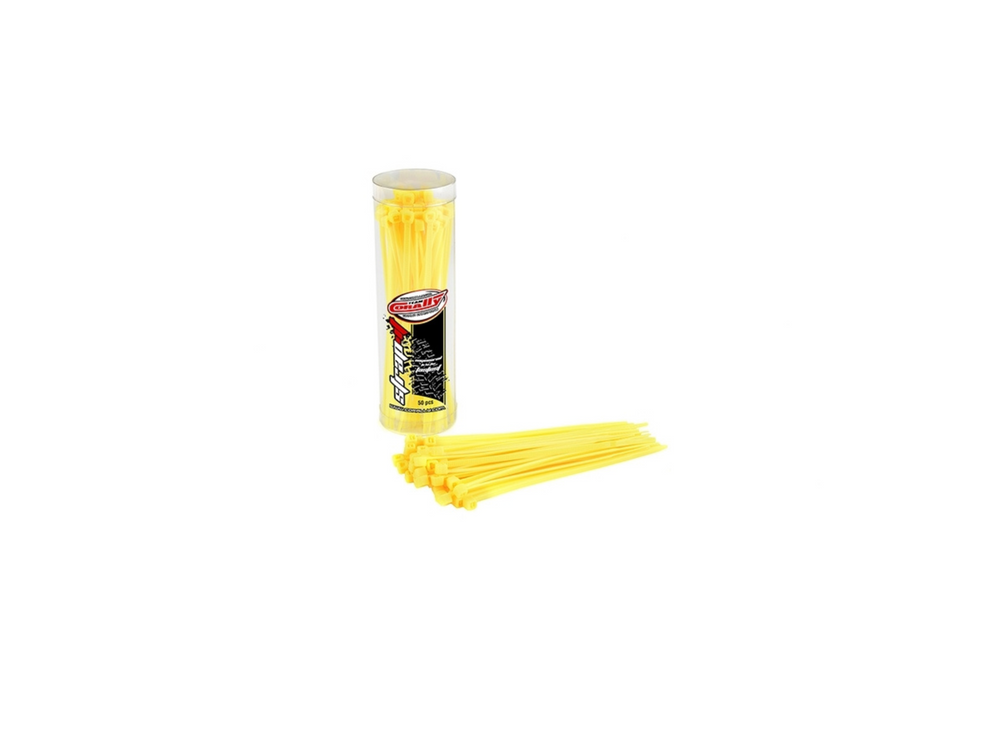 Team Corally - Strap-it - Cable Tie Raps - Yellow - 2.5x100mm