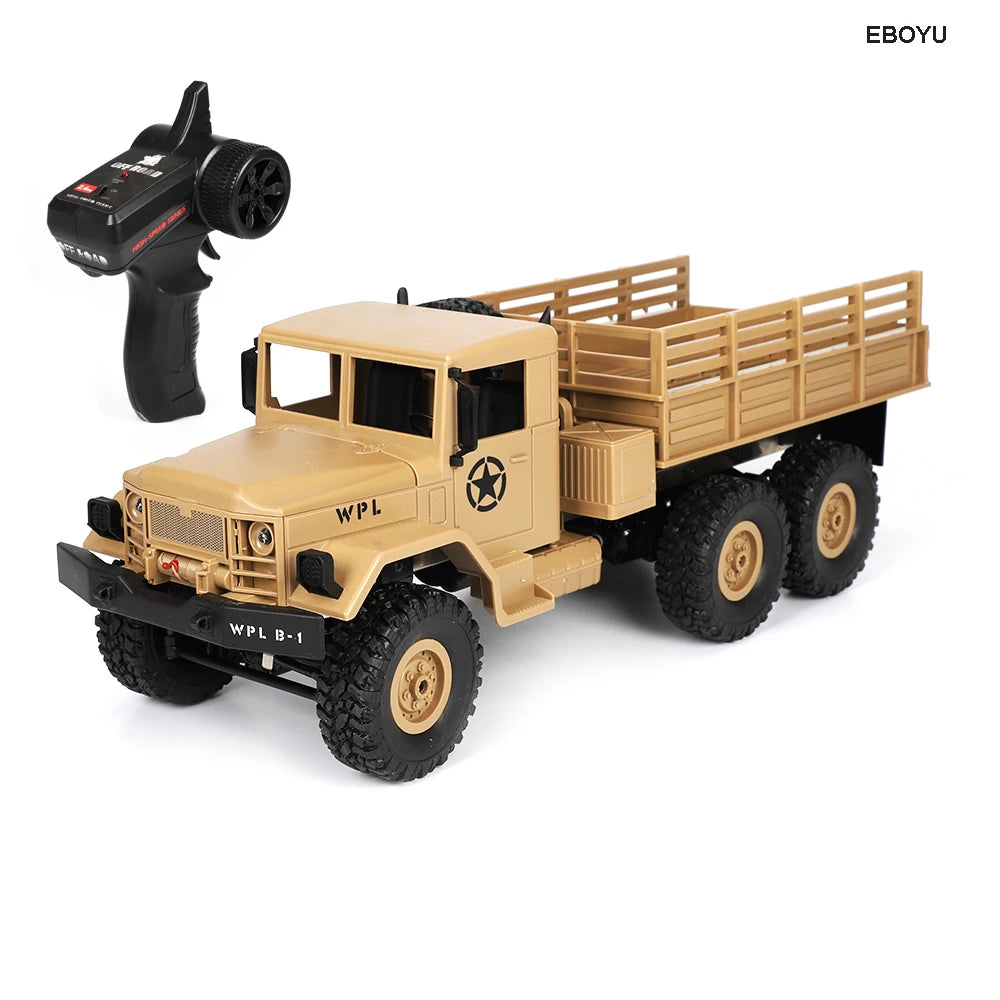 
                  
                    WPL B16 1/16 Rc Truck Wpl Rc Crawler Car 6wd 2.4g Mini Off-road Remote Control Car Mini Rc Monster Truck B-16-RC CAR-WPL-ProHobbies
                  
                