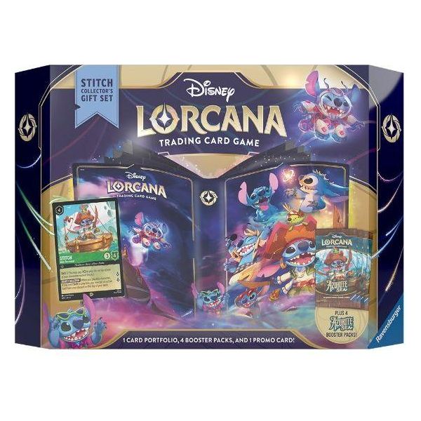 Disney Lorcana TCG: Azurite Sea Set 6 Deck Box - Stitch Collector's Gift Set