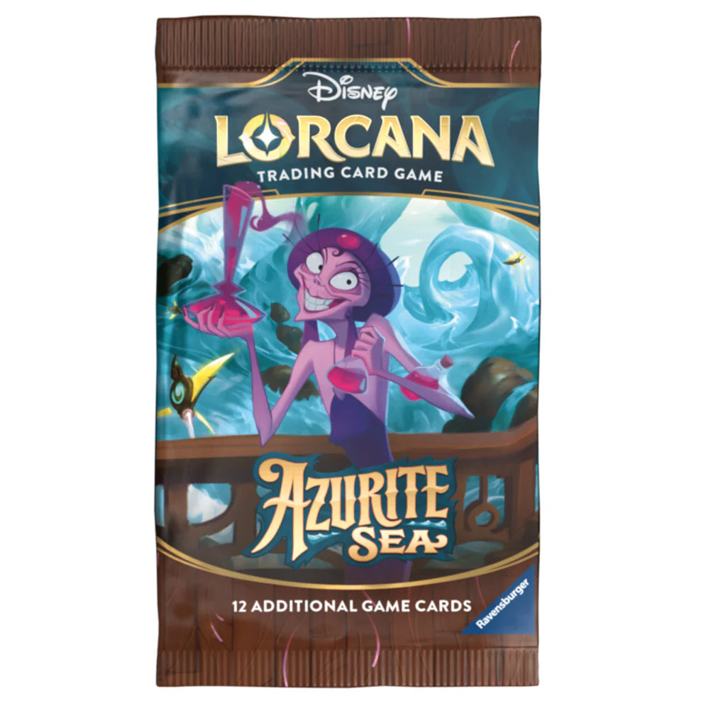 
                  
                    Disney Lorcana TCG Azurite Sea Single Booster Pack-Trading Cards-Lorcana-ProHobbies
                  
                