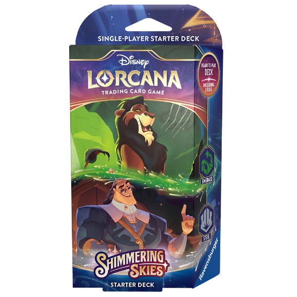 
                  
                    Disney Lorcana TCG: Shimmering Skies Starter Deck
                  
                