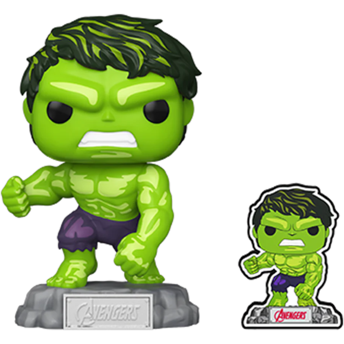 
                  
                    Avengers 60th - Hulk (Comic) Pop! w/Pin RS
                  
                