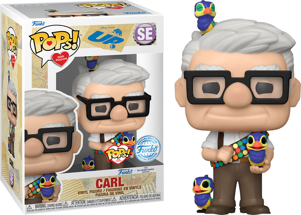 Up (2009) - Carl Pops! with Purpose Pop! Vinyl Figure